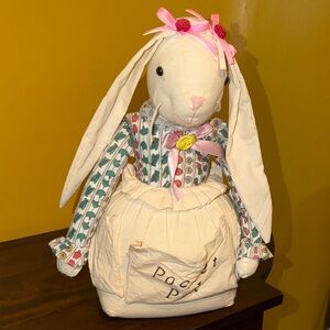 Floral Dress Bunny Plush